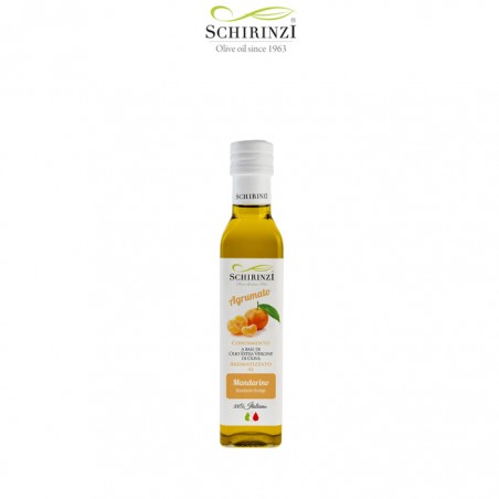 Olio aromatizzato al Mandarino 0,25 L prodotto in Puglia nel Salento