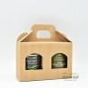 100-ml-Einzeldosis-Set mit nativem Olivenöl extra, Geschenkbox aus Karton