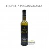 Non-refillable extra virgin olive oil bottle HO.RE.CA. with personalized label