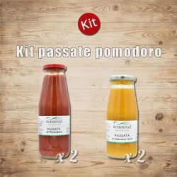 Tasting kit of Apulian artisan tomato purees produced in Salento