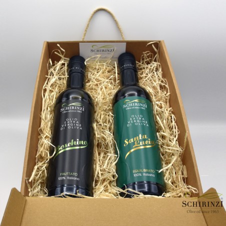 Box regalo Porto Cesareo - Confezione regalo bottiglie di olio extravergine di oliva pugliese