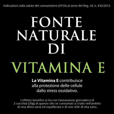 Vintage - Fruity Extra Virgin Olive Oil, natural source of Vitamin E