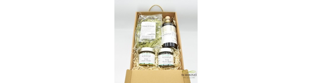 Verkauf von Geschenkboxen mit nativem Olivenöl extra | Online-Preise
